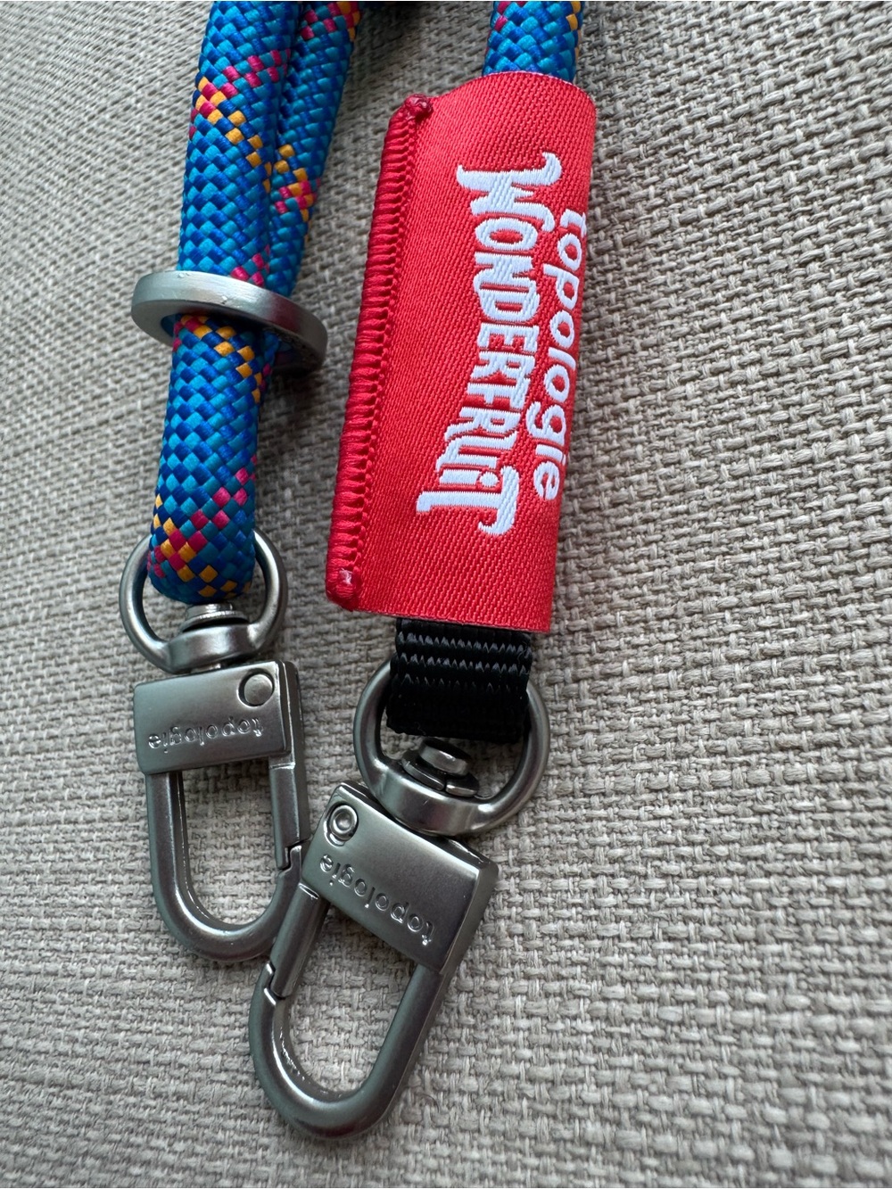 Topologie x Wonderfruit 8mm Rope Lanyard - Blue - Picture 2 of 8